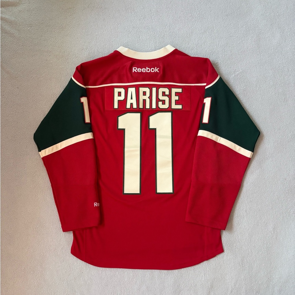 Minnesota Wild Reebok Hockey Jersey Home 12/13 *ZACH PARISE* Throwback Jersey